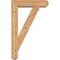 Ekena Millwork Traditional Craftsman Smooth Bracket w/ Offset Brace, Western Red Cedar, 5 1/2"W x 20"D x 32"H BKT0604X20X32TRA04SWR - alternate 2